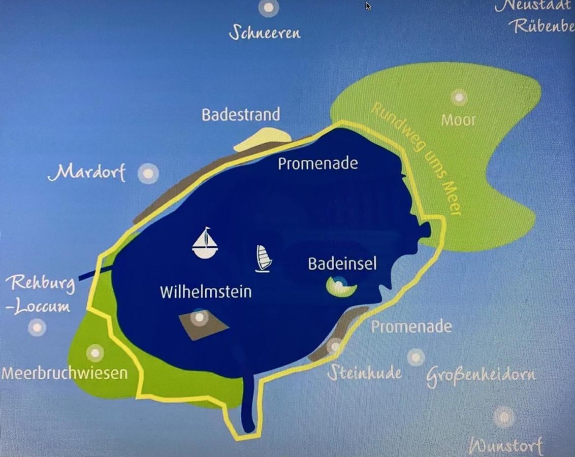 Ferien-Whg Souterrain Exklusives App Stella Maris Mit Parkplatz Direkt Am Steinhuder-Meer Wunstorf Bagian luar foto